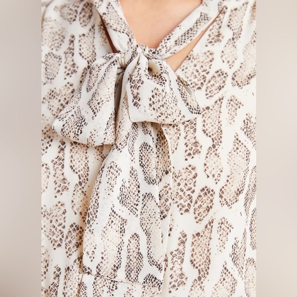 Anthropologie Snake-Print Midi Dress - Picture 6 of 12